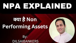 What is Non Performing Asset NPA  Important Topic for Banking Exams banking npa [upl. by Ujawernalo]