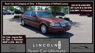 2004 Lincoln Town Car Ultimate  Full InDepth WalkAround Review  What A Luxury Car Should Be [upl. by Marks]