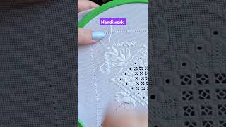 hardanger embroidery technique tutorial hardangertutorial [upl. by Copp983]