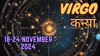 Virgo  Weekly Love Tarot Reading  1824 November 2024  Hindi [upl. by Anilatak814]