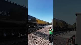 Big Boy 4014 Steams Through Lake Villa on Addison Road  Heartland of America Tour in 4K [upl. by Yemac818]