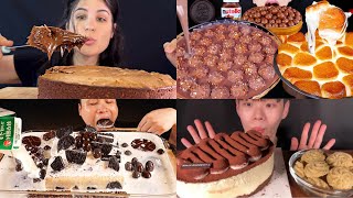 best satisfying dessert big bites mukbang asmr compilation pt1 [upl. by Illehs298]