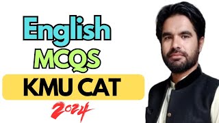 English Important MCQS  KMU CAT 2024  Nursing Admissions [upl. by Lizzie]