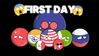 COUNTRIES FIRST DAY OF SCHOOL😂💥🏫 In Nutshell  FUNNY🤣 countryballs geography mapping [upl. by Arratahs]