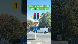 Turning right 🚦where to focus cardrivingtipsforbeginners [upl. by Rosalie]