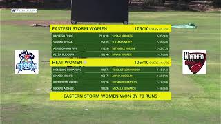 CSA Div 2 Womens Week  Eastern Storm vs Northern Cape Heat [upl. by Iht560]