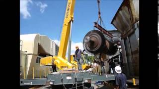 Remocion de Rotor 2 Gas Turbine Rotor Removal frame 5 [upl. by Rehotsirk817]