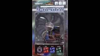 bluegears bgears bflexi120 RGBOff LED 3pin Fan Review Pt 1 [upl. by Narruc79]