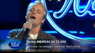 Andreas Weise  I believe I can fly  HD  Idol 2010 Sweden [upl. by Annawaj836]