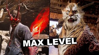 Black Myth Wukong  MAX LEVEL 342 Vs Bosses NG Gameplay NO DAMAGE [upl. by Iccir622]