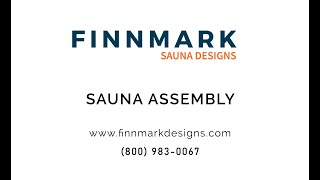 Finnmark Sauna Assembly Video Hybrid  Infrared Sauna [upl. by Aikcin250]