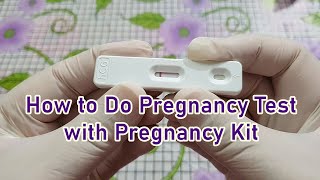 How to Do Pregnancy Urine Test at Home with a Pregnancy Kit  One Line vs Two Lines  FastSign [upl. by Egag]