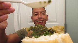 ASMR Choripan Argentina con Chimichurri  Comida de Argentina Eating Sounds [upl. by Rambert]