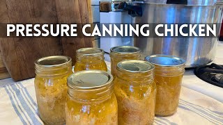 Safely Canning Chicken  Presto Pressure Canner [upl. by Arrol]