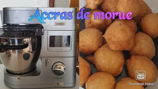 Accras de morue au cooking chef expérience [upl. by Yebba]