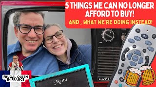 5 things we can no longer afford to buy And what were doing instead frugalliving alternative [upl. by Care]