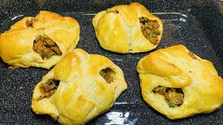 Pillsbury Crescent Rolls Recipe  Crescent Rolls ground turkey recipe  Stuffed Croissants [upl. by Fergus]