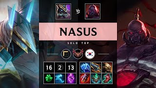 Nasus Top vs Sion Legendary  KR Grandmaster Patch 1418 [upl. by Michiko]