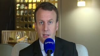 Emmanuel Macron  quotJe ne construit pas ce projet en fonction des autresquot [upl. by Sanferd]