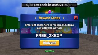 New Codes 2x Exp in Blox Fruits [upl. by Burkle308]