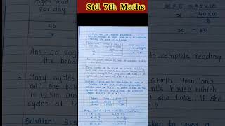 7th Std Maths Practice set 38  Direct Proportion amp Inverse Praportion class 7 maths [upl. by Acissev832]