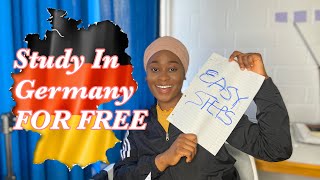 Easiest Way To Apply To Universities In Germany [upl. by Llehctim]