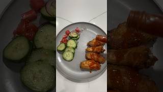 Baked chicken wings🍗 shorts familymeals [upl. by Harutak]