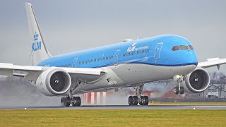 4K  Planespotting at the FAMOUS Polderbaan at Amsterdam Airport [upl. by Timothea]