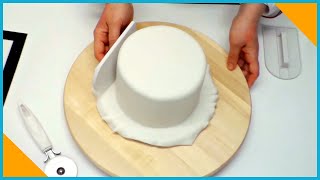 PASTA DI ZUCCHERO rivestire una torta decorata perfetta [upl. by Halian611]