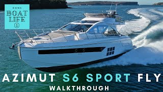 Azimut S6 Sport Fly  Detailed Yacht Tour amp Review with Dan Jones [upl. by Tema]