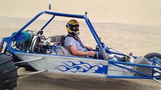 Turbo Mid Engine Sandrail Competition Hill  Dumont Dunes [upl. by Sadnak922]