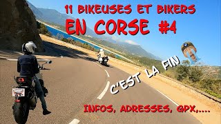 CORSICA TOUR 11 Bikeurs et Bikeuses en CORSE suite et fin Fichier GPX infos [upl. by Shah]