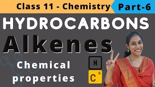 Chemical properties of alkenes  Hydrocarbons class 11 chemistry  NEET JEE  CBSE [upl. by Regnij]