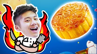 Making Chinese Mooncakes ONLY Speaking Mandarin ft Asian Mom CMFOOD [upl. by Dur811]