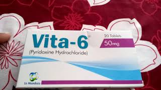 Vita 6 tablets uses pyridoxine benefits in urdu [upl. by Nera]