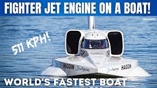 Worlds FASTEST Fighter Jet Engine Powered Boat Spirit of Australia 2 [upl. by Lewert235]