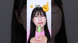 Big Middle Finger Vs Small middle Finger Eating Challange 🤣shortstrendinghumanitychallengeviral [upl. by Adai]