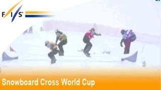 FIS Snowboard Cross Worldcup Highlights Montafon  Women [upl. by Hannibal]