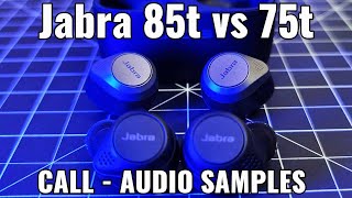 Jabra Elite 85T vs Jabra Elite 75T Best Call amp Audio Quality [upl. by Anirehc]