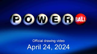 Powerball drawing for April 24 2024 [upl. by Jenks927]