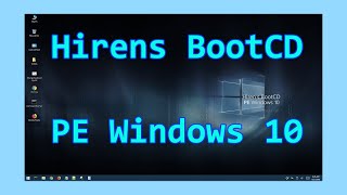 Hiren’s BootCD PE  Windows 10 LIVE ✅ 2022 [upl. by Oicatsana760]