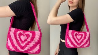 KALPLİ BAGET ÇANTA YAPIMI  Powerpuff Heart Bag💗 [upl. by Toby]