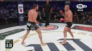 matt mitrione vs fedor emelianenko BELLATOR NYC [upl. by Nyvar]