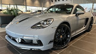 Porsche 718 Cayman Style Edition in arktikgrau Active Suspension Management Carbon Burmester [upl. by Domash164]