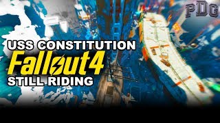 Fallout 4 What Happens When Riding The USS Constitution AFTER Takeoff No Commentary [upl. by Neliak]