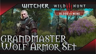 Witcher 3 Blood and Wine  Grandmaster Wolf Wolven Gear Set Location [upl. by Leeth207]