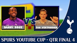 Spurs YouTube Cup  4th Qtr Final  Danny Rose vs Jan Vertonghen  Spurs TV [upl. by Duleba34]