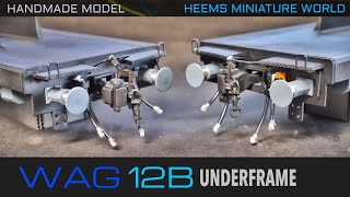 WAG 12B Underframe  Handmade working miniature model  Electric locomotive [upl. by Smiga]