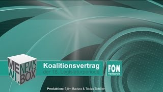 Der Koalitionsvertrag  Schmittmann amp Schröer  MEWI Newsbox [upl. by Tiffi]