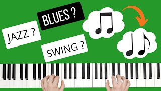 Comment jouer les croches ternaires Jazz Blues Swing au piano [upl. by Hobie]